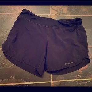 Patagonia Black Running Shorts, Medium